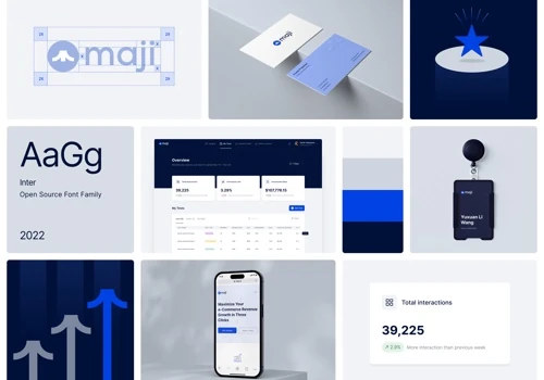 Maji AI | Branding, Website, Dashboard Design