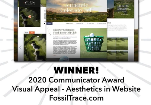 Award Winning Web Design Fossil Trace Golf Club