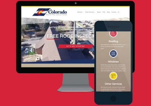 Roofing Construction Company Website