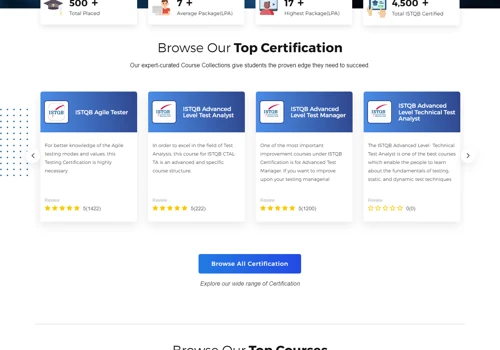 Website and CRM application