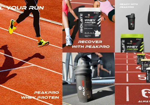 Peak Pro whey protein | design brand communication