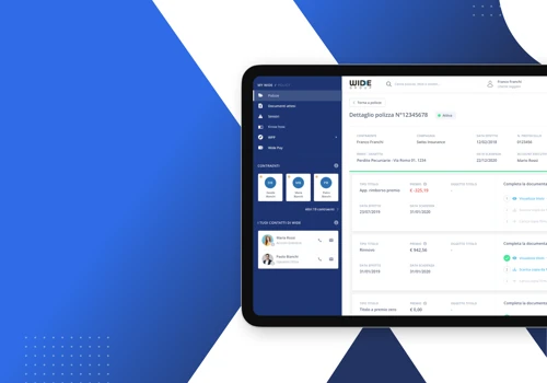 Wide: UX/UI design for internal and client use