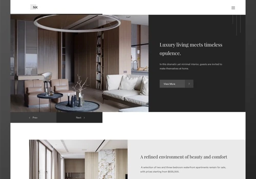 NK Architectural Design Studio Website