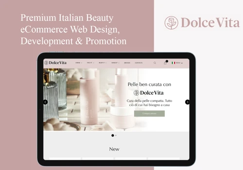 Exclusive premium beauty ecommerce website