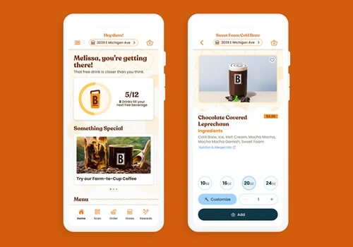BIGGBY COFFEE Digital Customer Experience