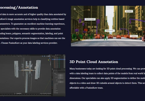 Image processing and data anotation