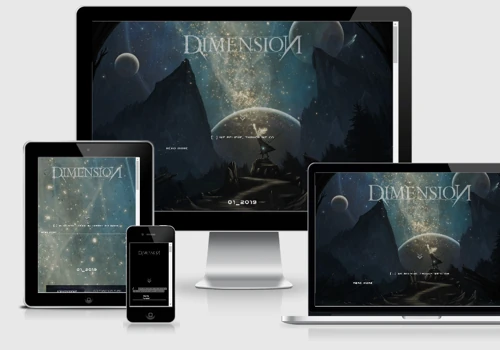 Dimension Eleven Band Website with CMS
