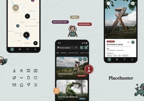 Mobile travel guide that lists all cool places
