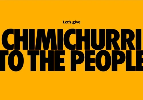 CHIMICHURRI TO THE PEOPLE