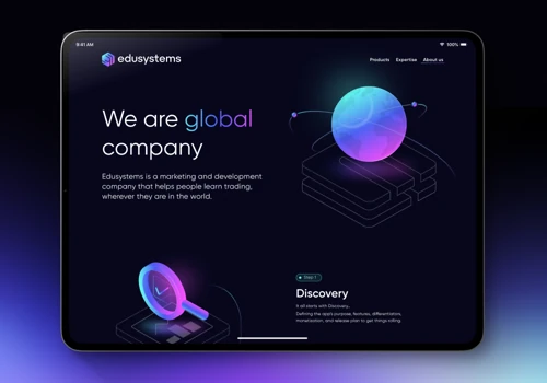 Website development for Edusystems