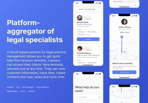 Hybrid Mobile App Dev for Legal Firm