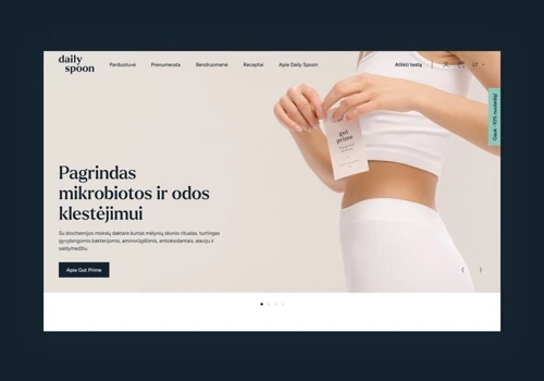 Ecommerce website for Daily Spoon