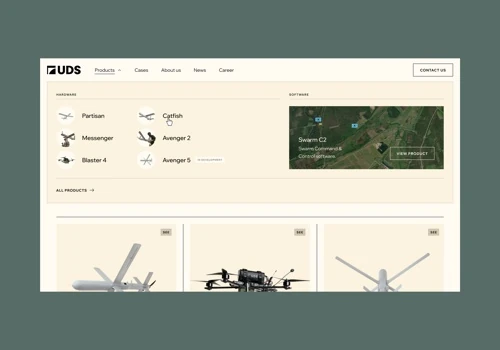 No-Code Website for UDS