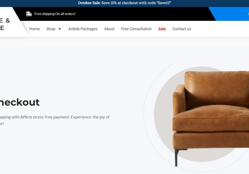 Ecommerce Furniture Web Development
