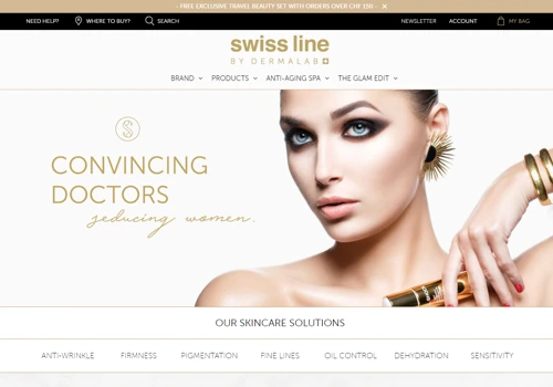 Swiss line Cosmetics online shop