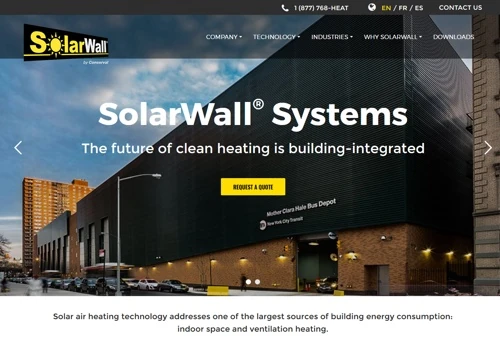 Project with Solar Wall