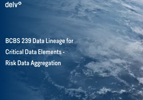 BCBS 239 Data Lineage for Critical Data Elements - Risk Data Aggregation