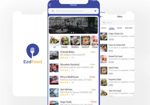 EzeFood is a food delivery services