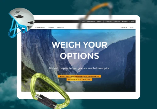 Price Comparison Website for Sports Gear