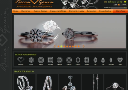 E-Commerce Development for Brian Gavin Diamonds