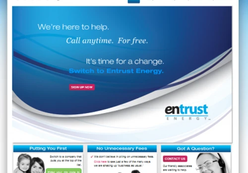 Entrust Energy Website