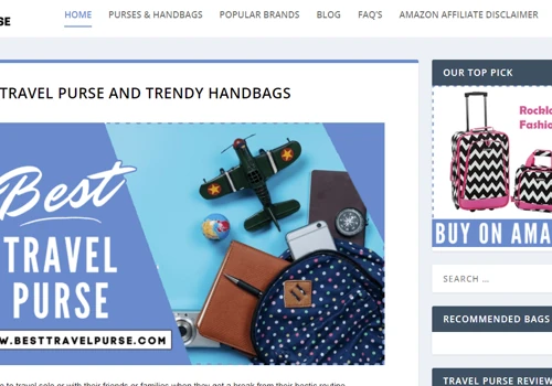 best travel purse amazon affilate site