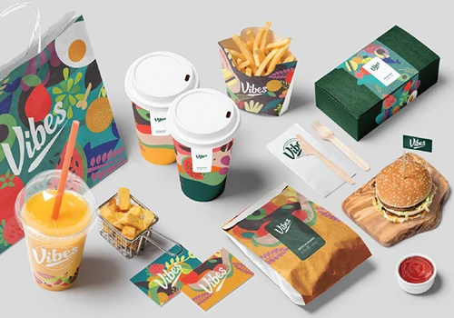 Branding Solutions for Vibes Restaurant, Dubai