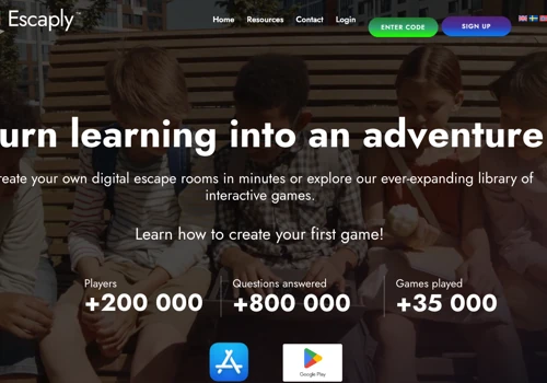 Escaply - Ed-Tech application with over 700