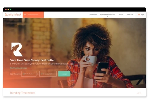 Rokketmed Custom CMS & Site Redesign