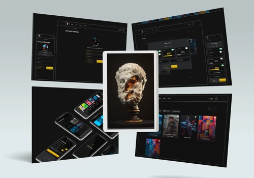 NFT gallery with IoT devices