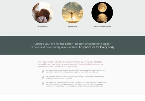 Website Design, Dev and SEO for Acupuncture Clinic