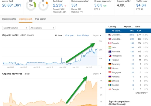 2,138% YOY Organic Traffic Growth | SEO