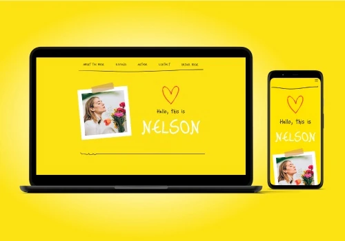 Website for a Romance Author