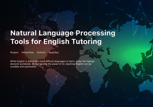 Natural Language Processing Tools for English Tutoring