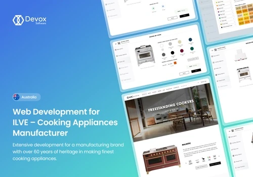 Web Development for ILVE–Cooking Appliances Brand