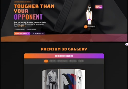 Premium Martial Arts Uniform Manufacturer