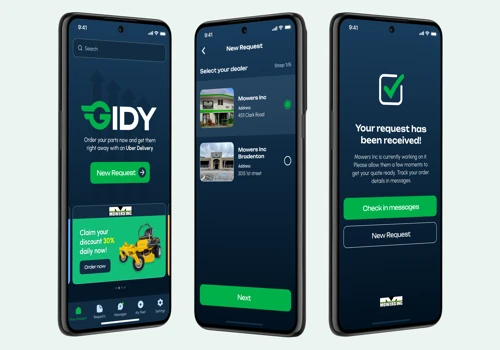 GIDY | Dealer Management System | Delivery