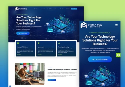 Fulton May Solutions WordPress Design