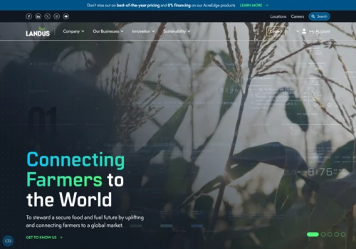 Redesigned Website for U.S's Largest Ag Co-Op
