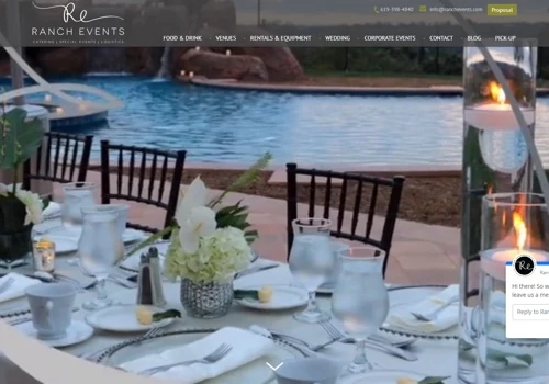 Catering Website for San Diego