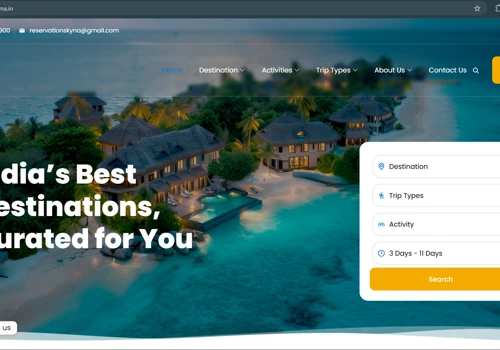 Travel Agency Website Design & SEO