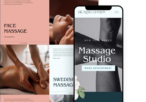 Custom Website and Branding for Licenced Massage Therapist located in New York