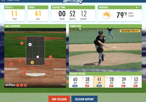 Lightstriker Pitching Trainer iPad App