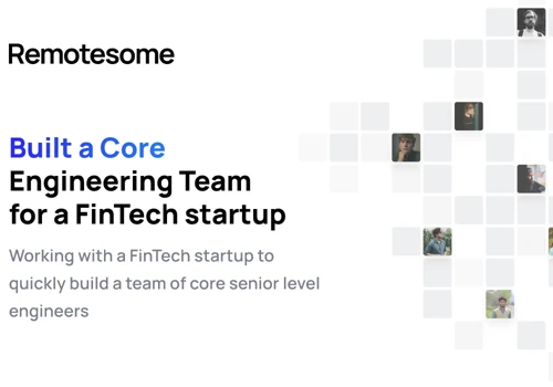 Assemling a team of Senior Level Engineers