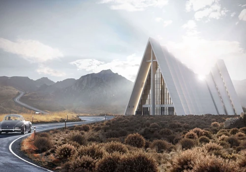 Architectural Design Visualization for a Scandinavian Church