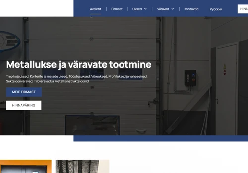 Website development & SEO for estdoor.ee