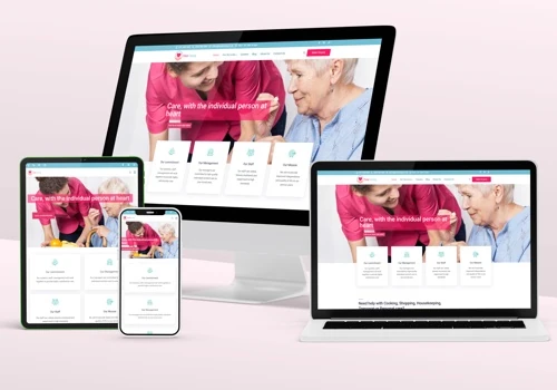 Care Services Landing Page Design