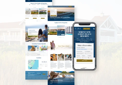 New ICONA Resorts Website (Webby Honoree)