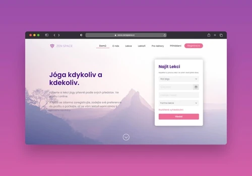 Web app for finding the best Yoga lessons