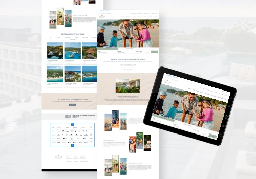 Landing Page for a Hyatt Campaign